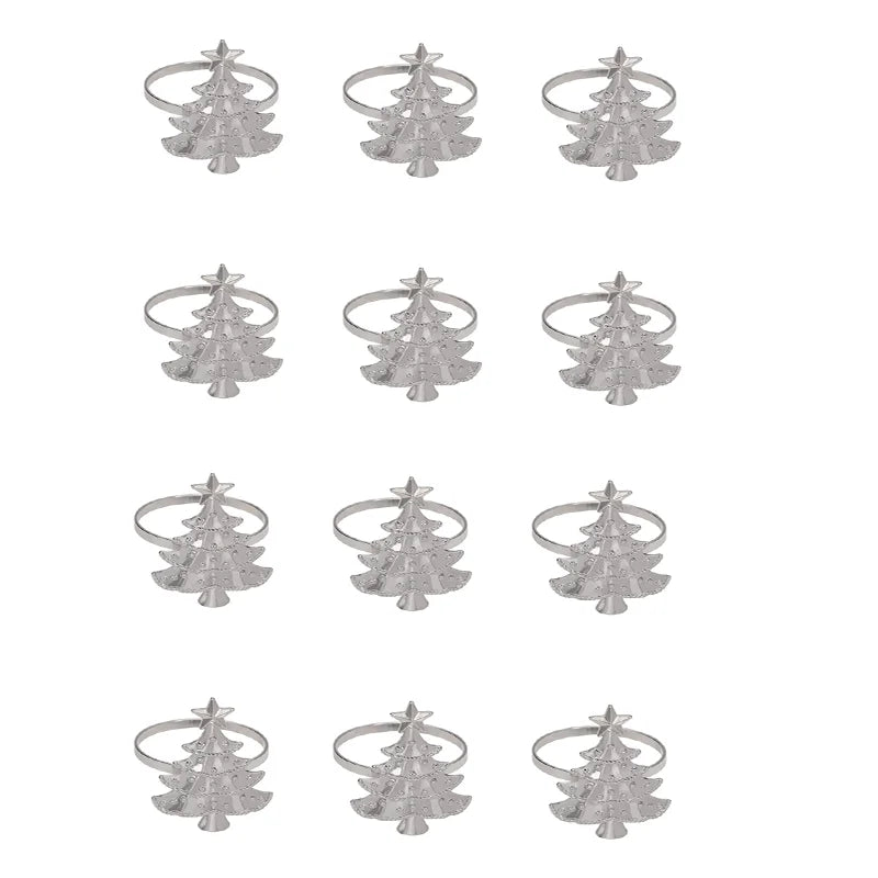 Christmas Napkin Rings Table Decor 2025