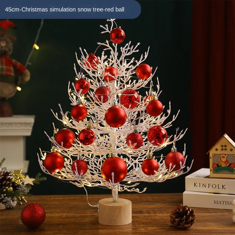 Mini Christmas Tree Desktop Decoration Set