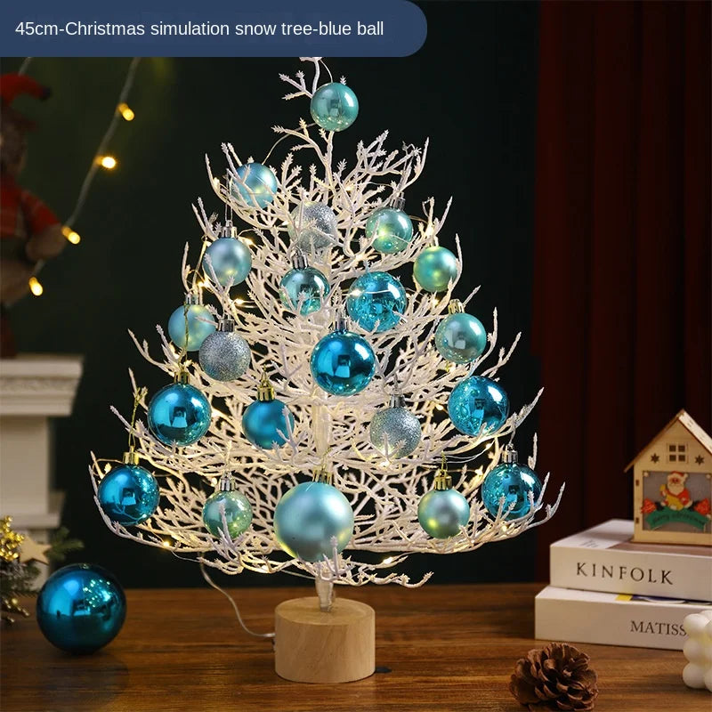 Mini Christmas Tree Desktop Decoration Set