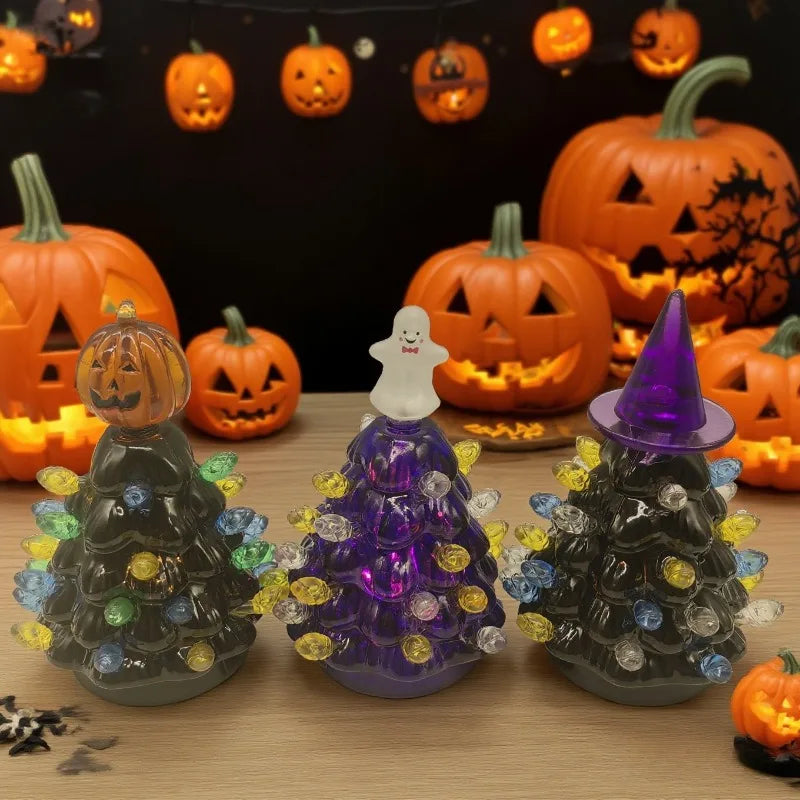 Halloween LED Tree Table Centerpiece Decor