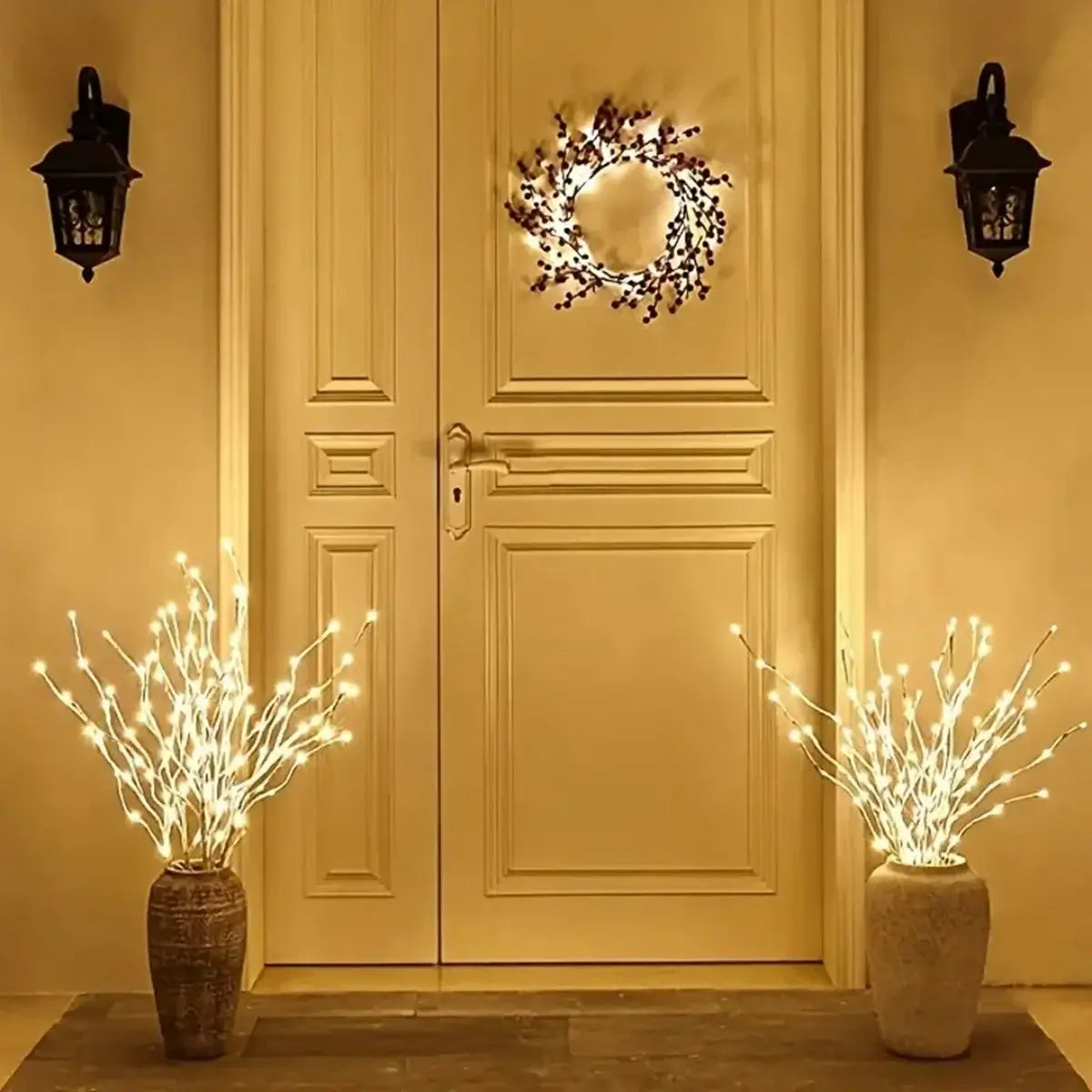LED White Birch Branch Lights