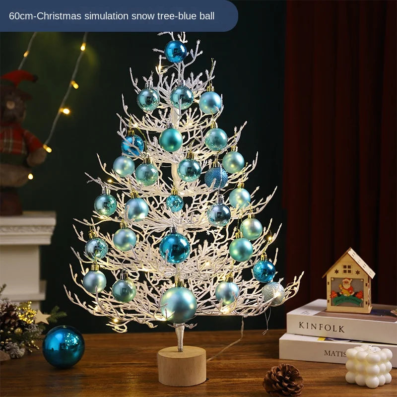 Mini Christmas Tree Desktop Decoration Set