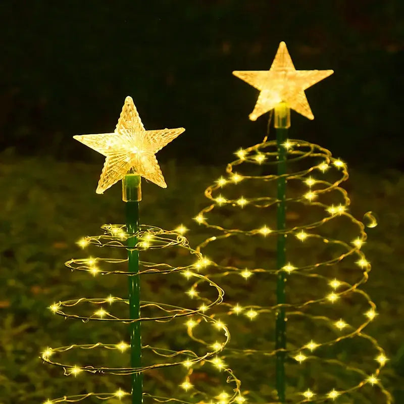 Solar LED Luminous Christmas Tree Ornament