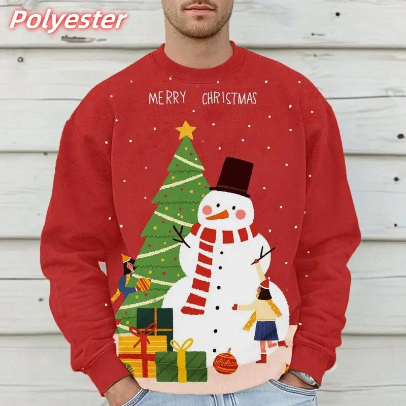 Men’s 3D Printed Santa Claus Hoodie