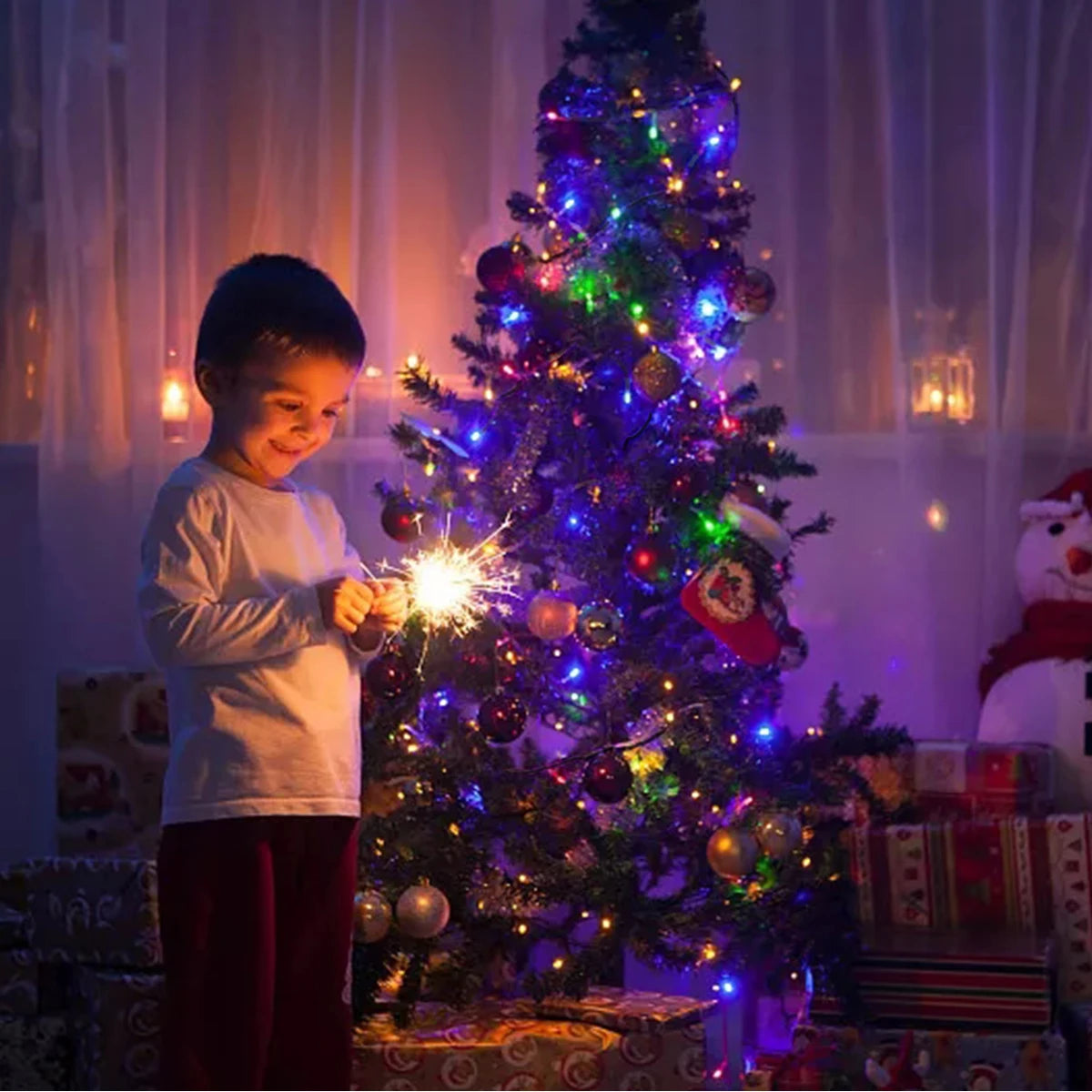 2025 Waterproof LED Christmas String Lights