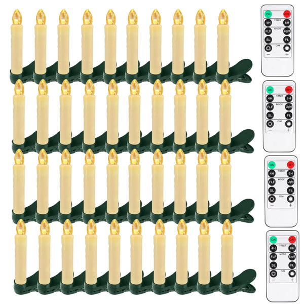 Flameless LED Taper Christmas Candles