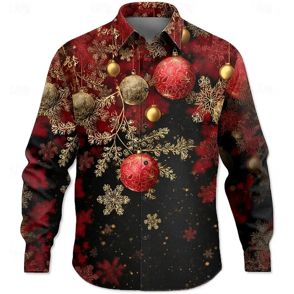 Men’s Merry Christmas 3D Print Shirt