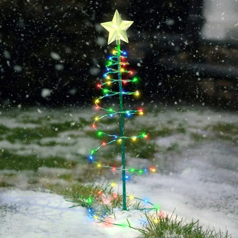 Solar LED Luminous Christmas Tree Ornament