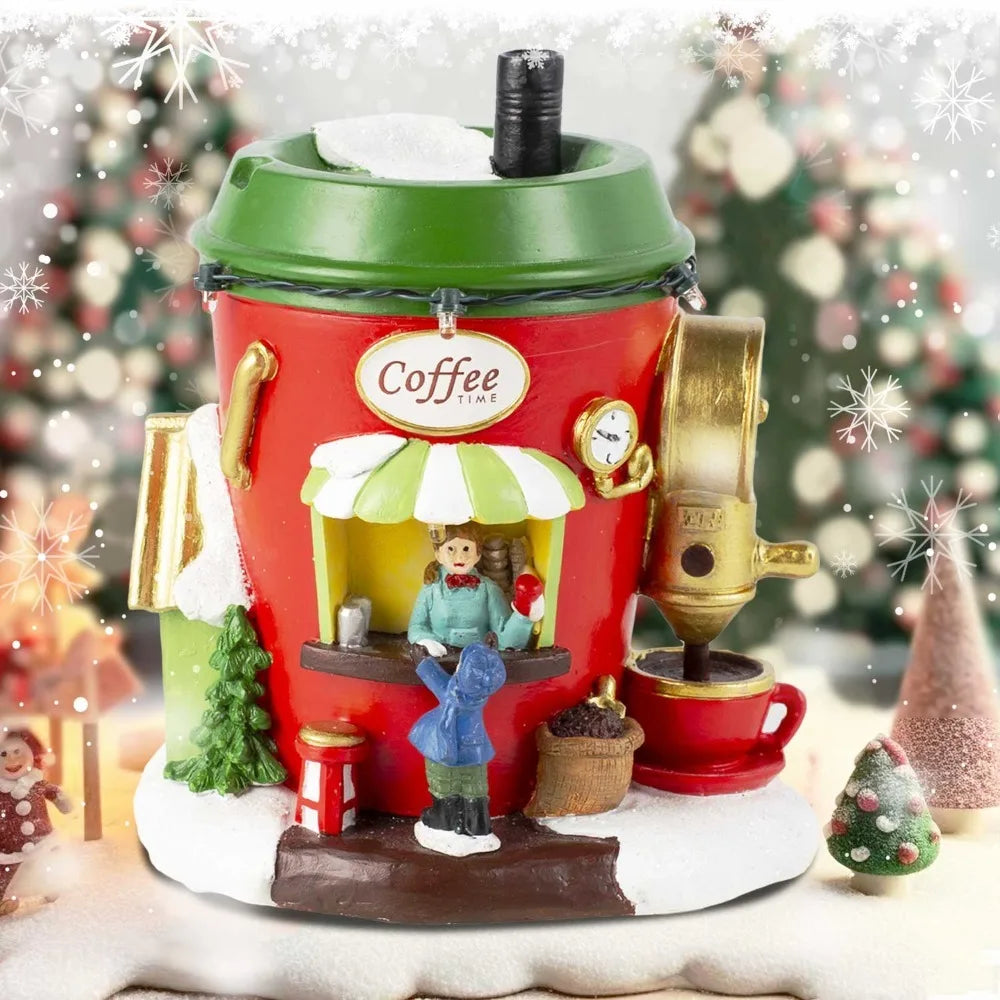 North Pole Christmas Village Lit Figurine