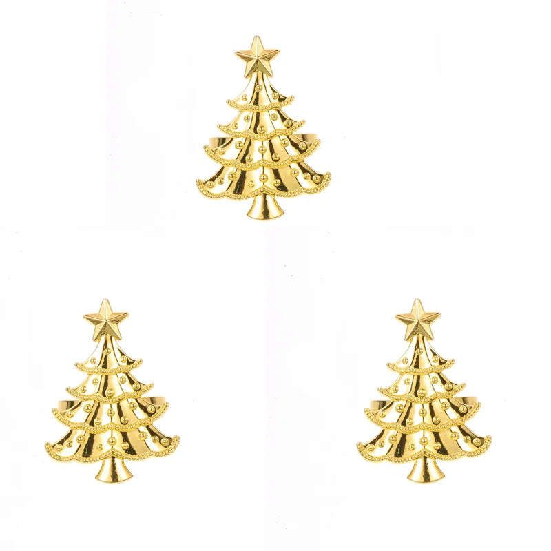 Christmas Napkin Rings Table Decor 2025