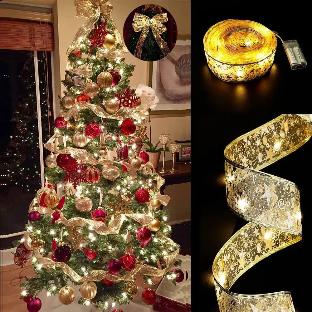 LED Ribbon Fairy Christmas Tree Lights