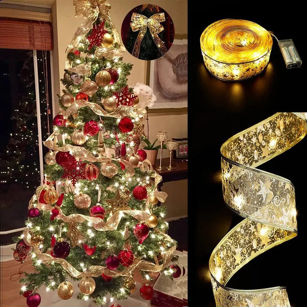 LED Ribbon Fairy Christmas Tree Lights