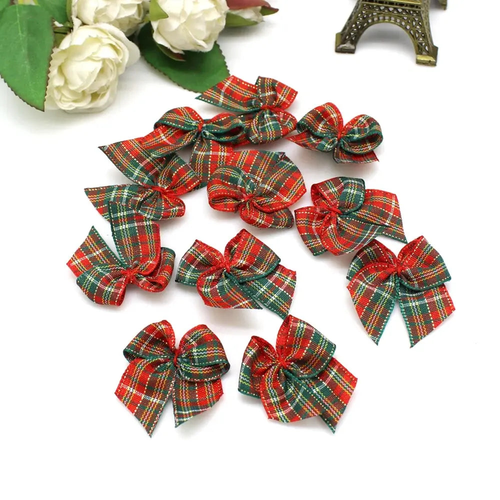 30Pcs Satin Ribbon Bows for DIY Crafts