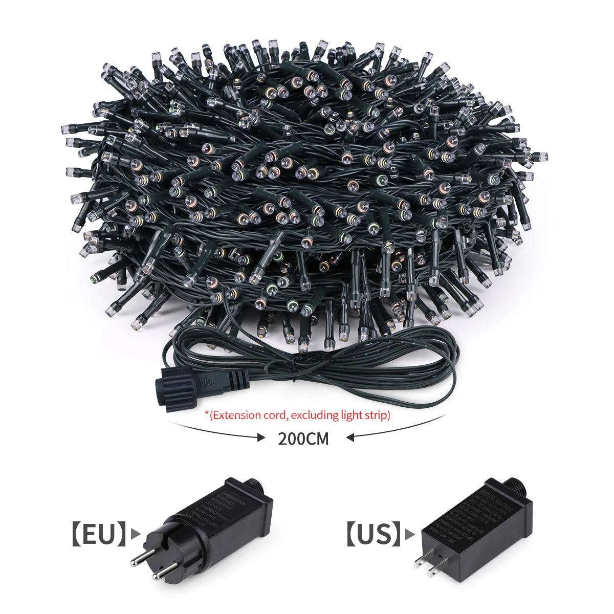 2025 Waterproof LED Christmas String Lights