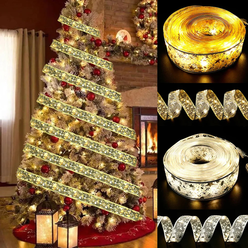 LED Ribbon Fairy Christmas Tree Lights