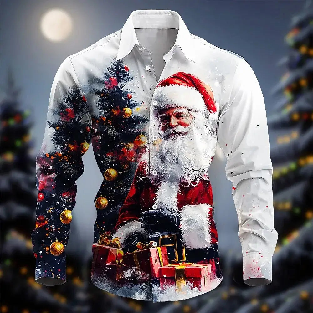 Men’s Merry Christmas 3D Print Shirt