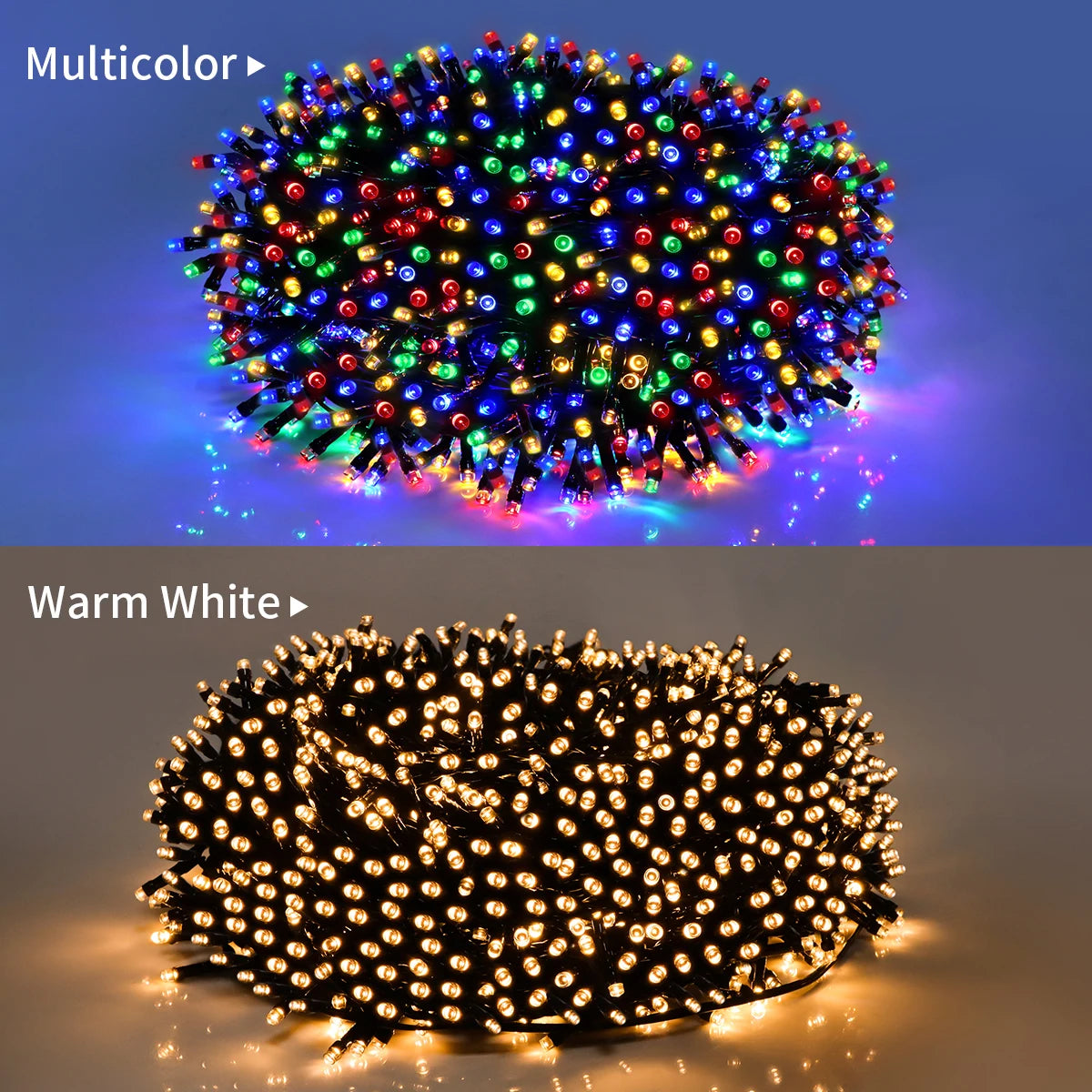 2025 Waterproof LED Christmas String Lights