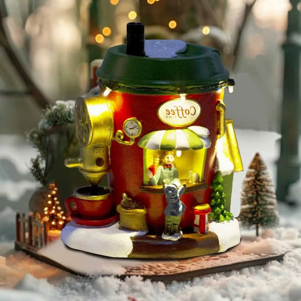 North Pole Christmas Village Lit Figurine