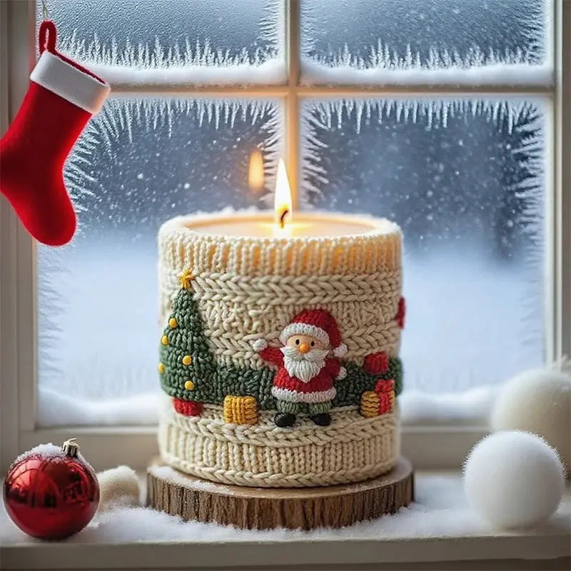 Christmas Santa Tree Silicone Candle Mold