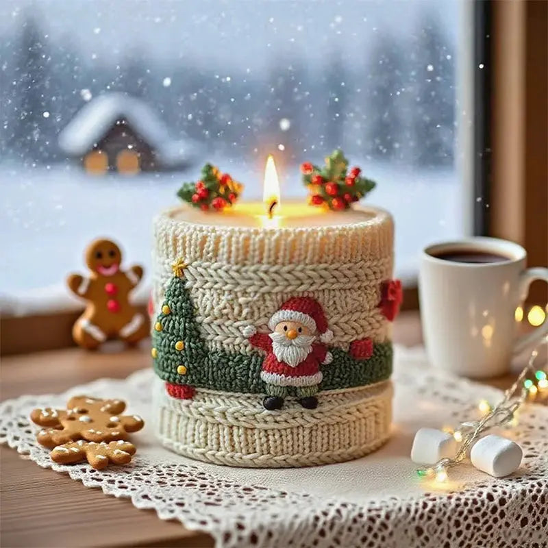 Christmas Santa Tree Silicone Candle Mold