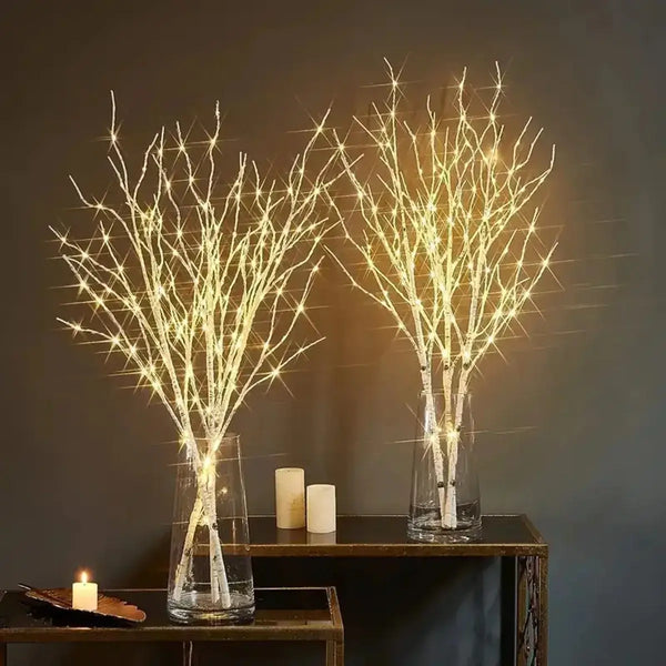 LED White Birch Branch Lights