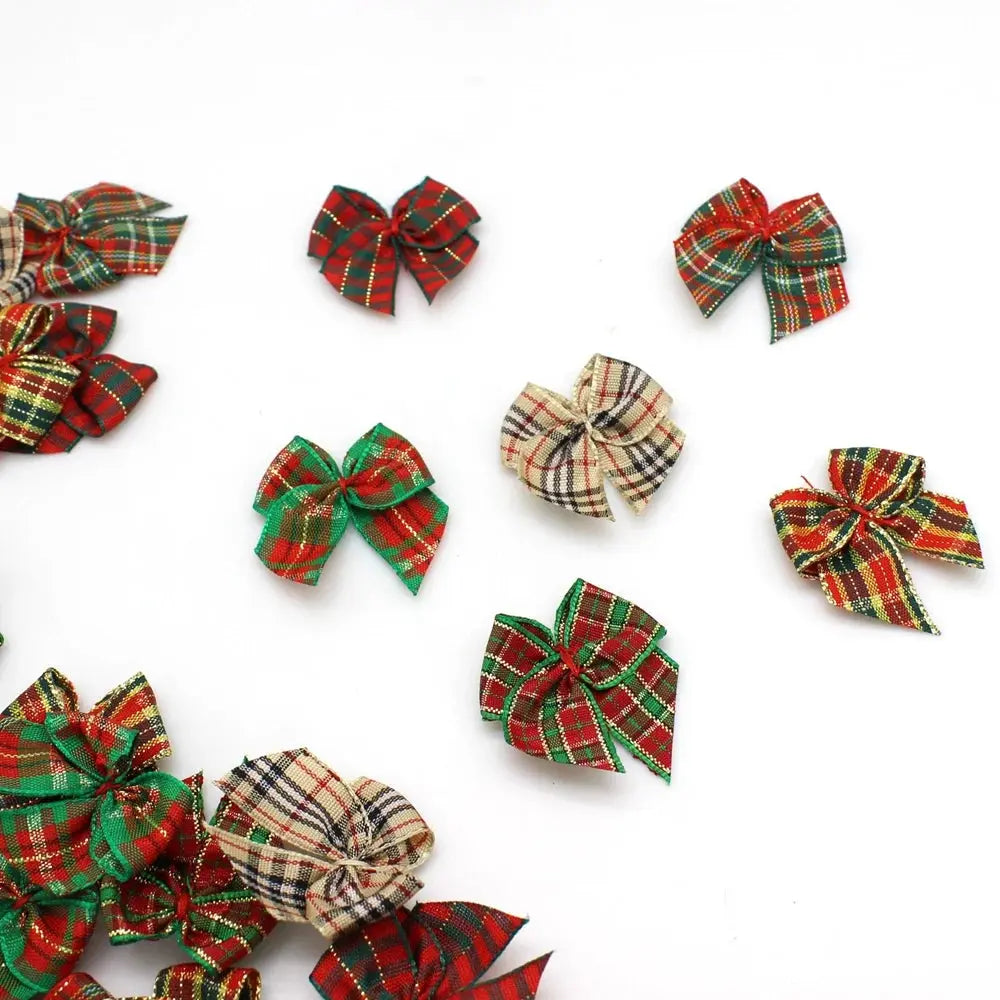 30Pcs Satin Ribbon Bows for DIY Crafts