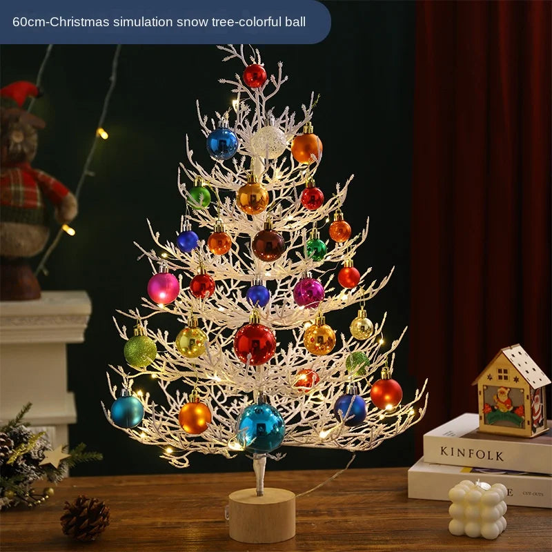 Mini Christmas Tree Desktop Decoration Set