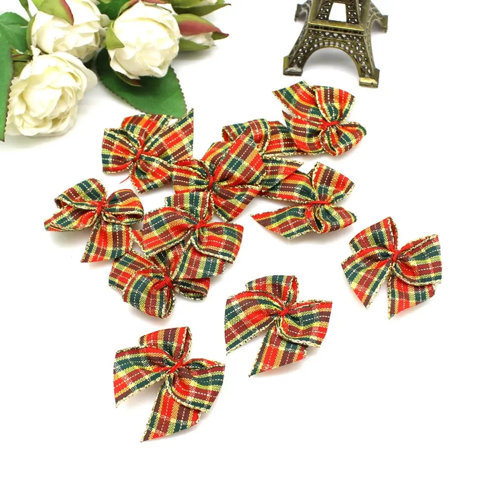 30Pcs Satin Ribbon Bows for DIY Crafts