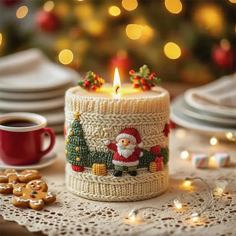 Christmas Santa Tree Silicone Candle Mold