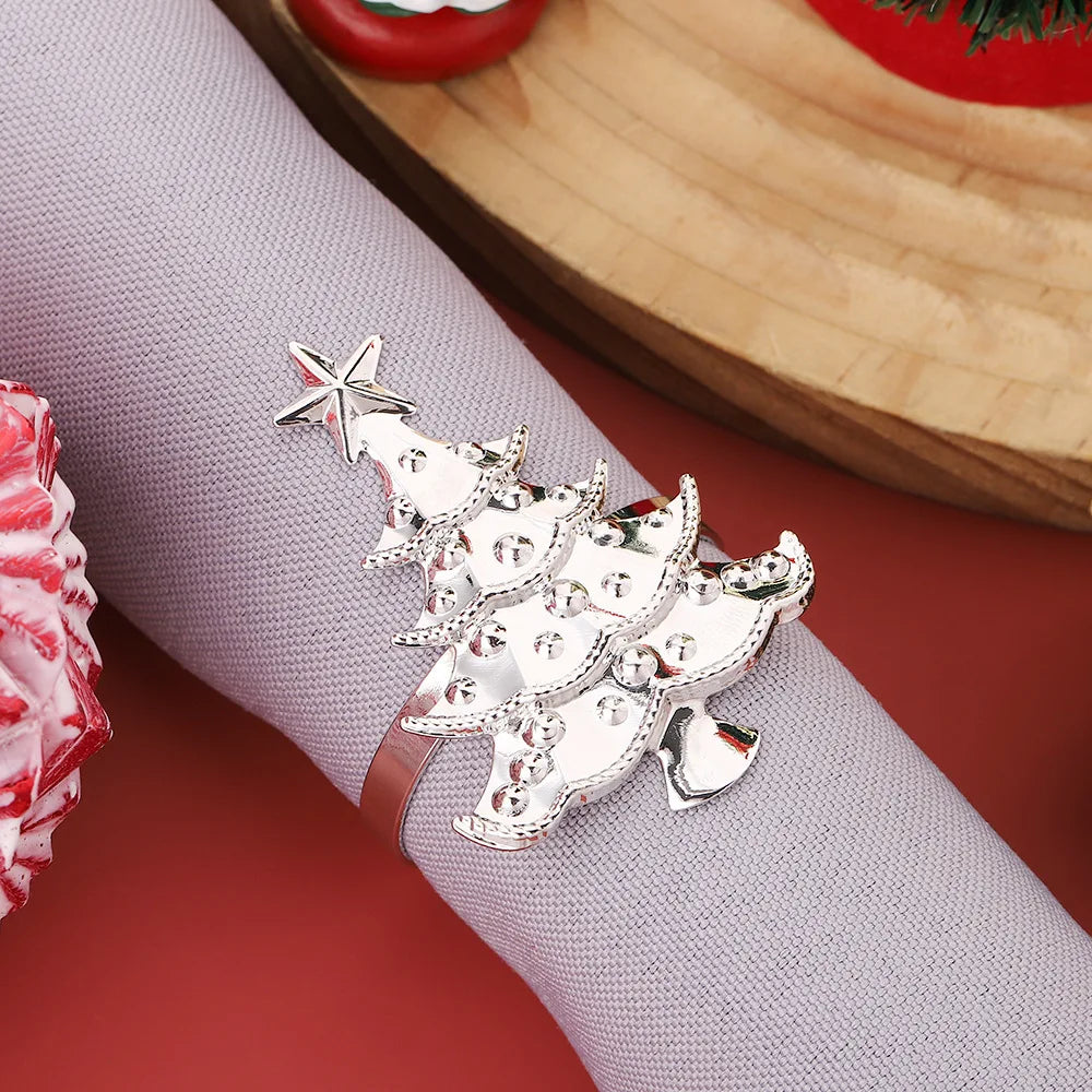 Christmas Napkin Rings Table Decor 2025