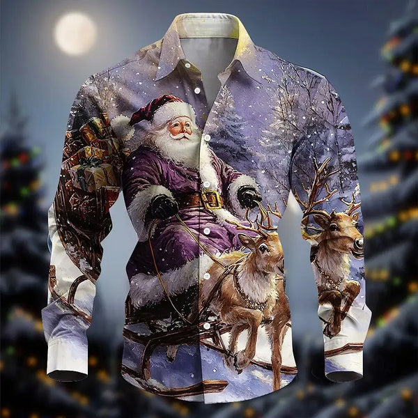 Men’s Merry Christmas 3D Print Shirt