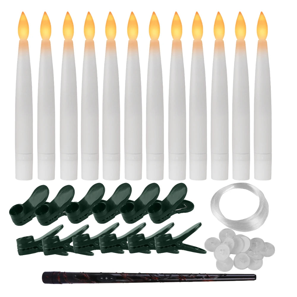 Flameless LED Taper Christmas Candles