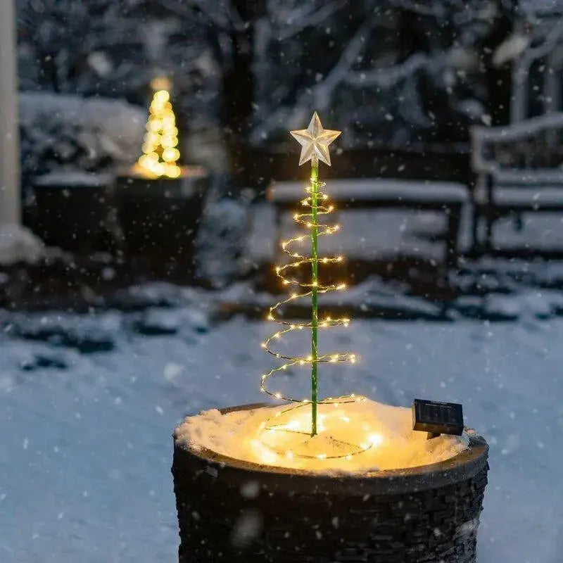 Solar LED Luminous Christmas Tree Ornament