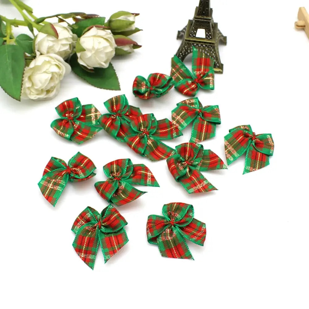 30Pcs Satin Ribbon Bows for DIY Crafts