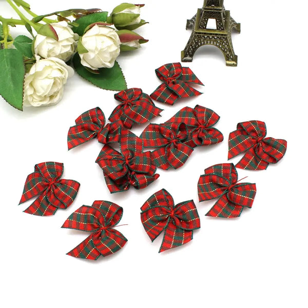30Pcs Satin Ribbon Bows for DIY Crafts