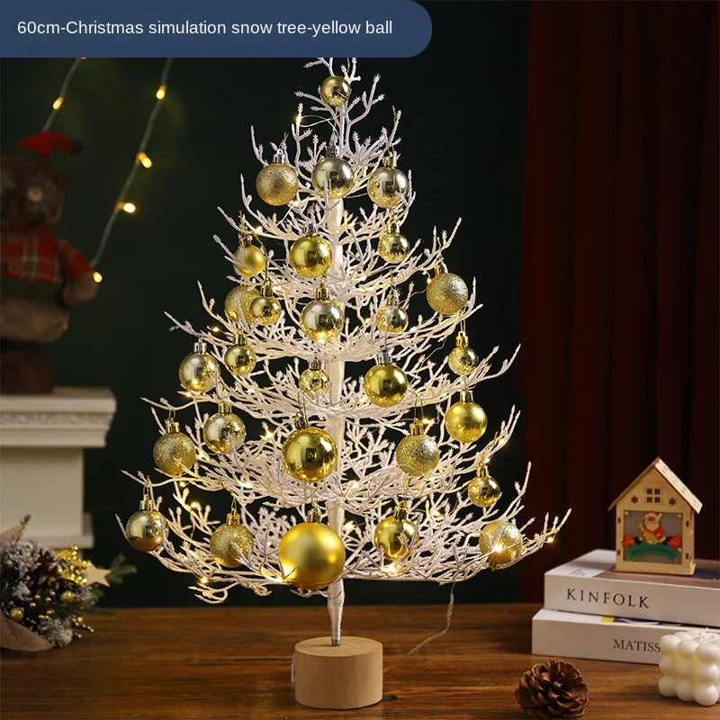 Mini Christmas Tree Desktop Decoration Set