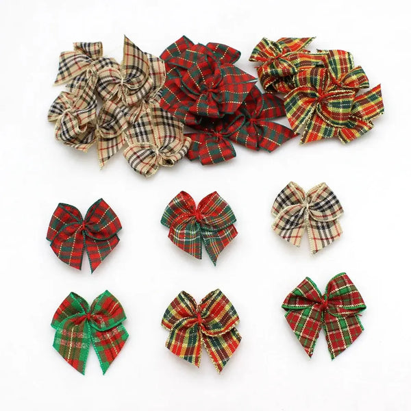 30Pcs Satin Ribbon Bows for DIY Crafts