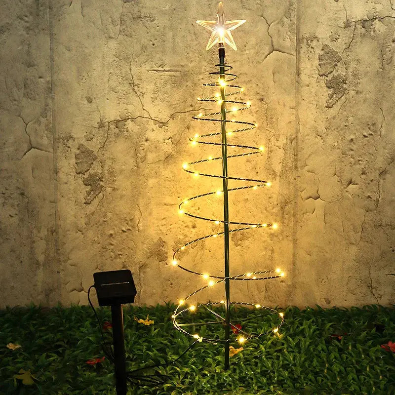 Solar LED Luminous Christmas Tree Ornament