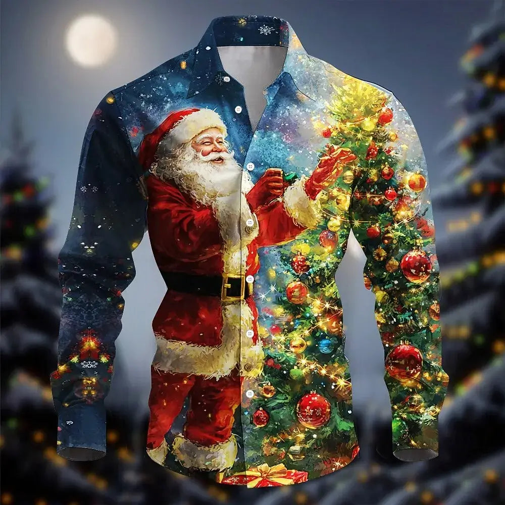 Men’s Merry Christmas 3D Print Shirt