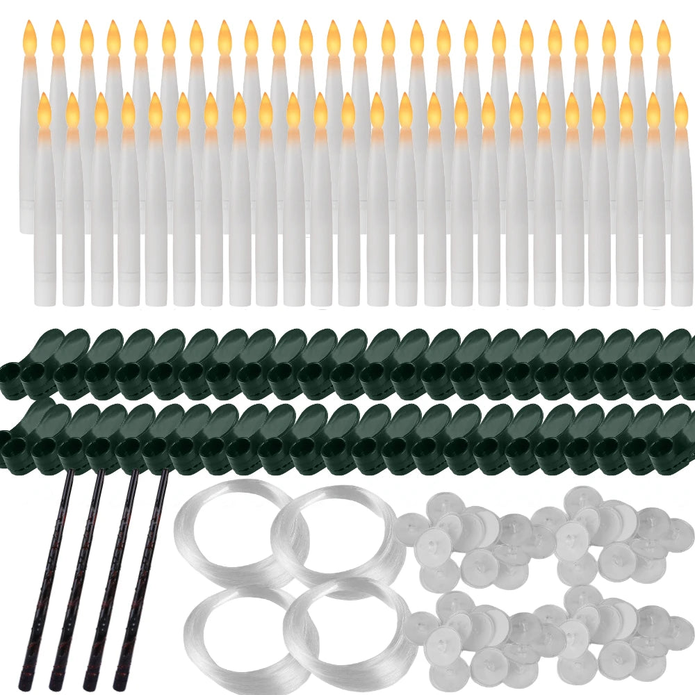 Flameless LED Taper Christmas Candles