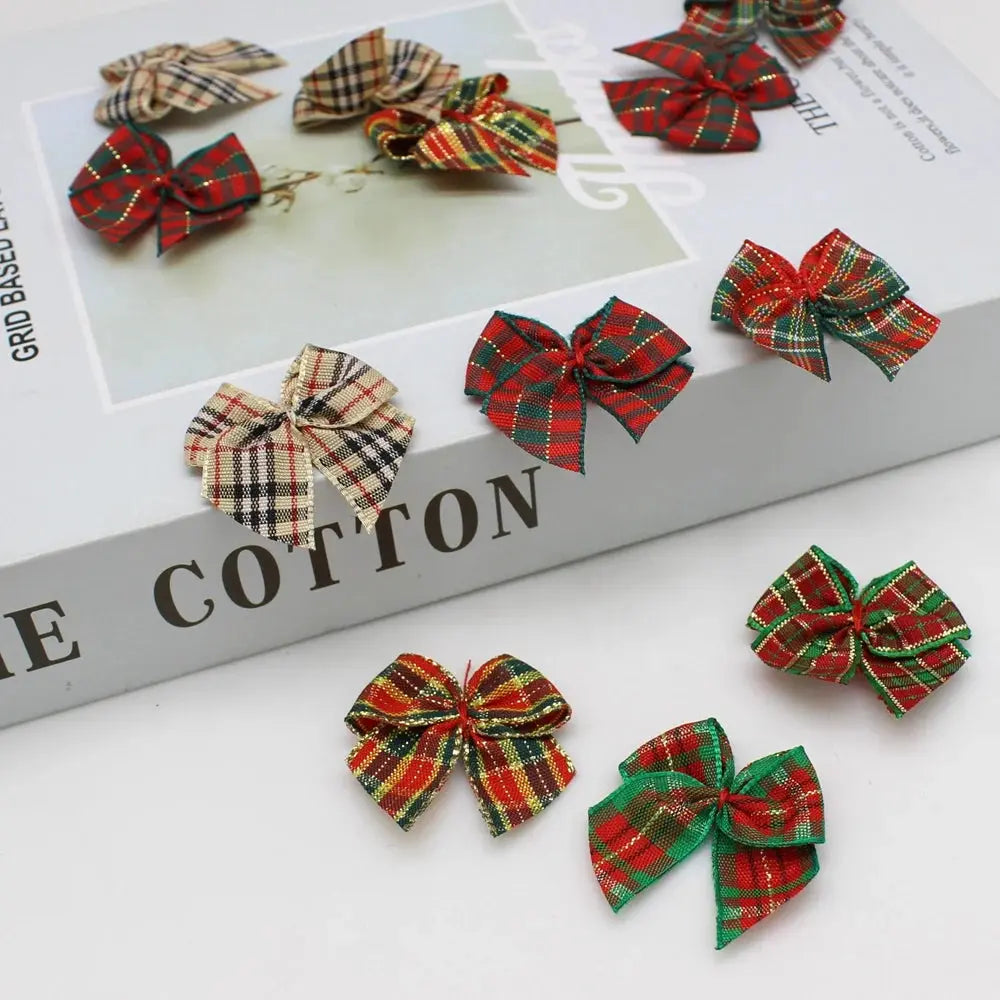 30Pcs Satin Ribbon Bows for DIY Crafts