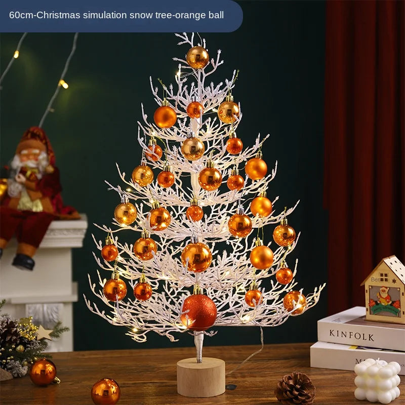 Mini Christmas Tree Desktop Decoration Set