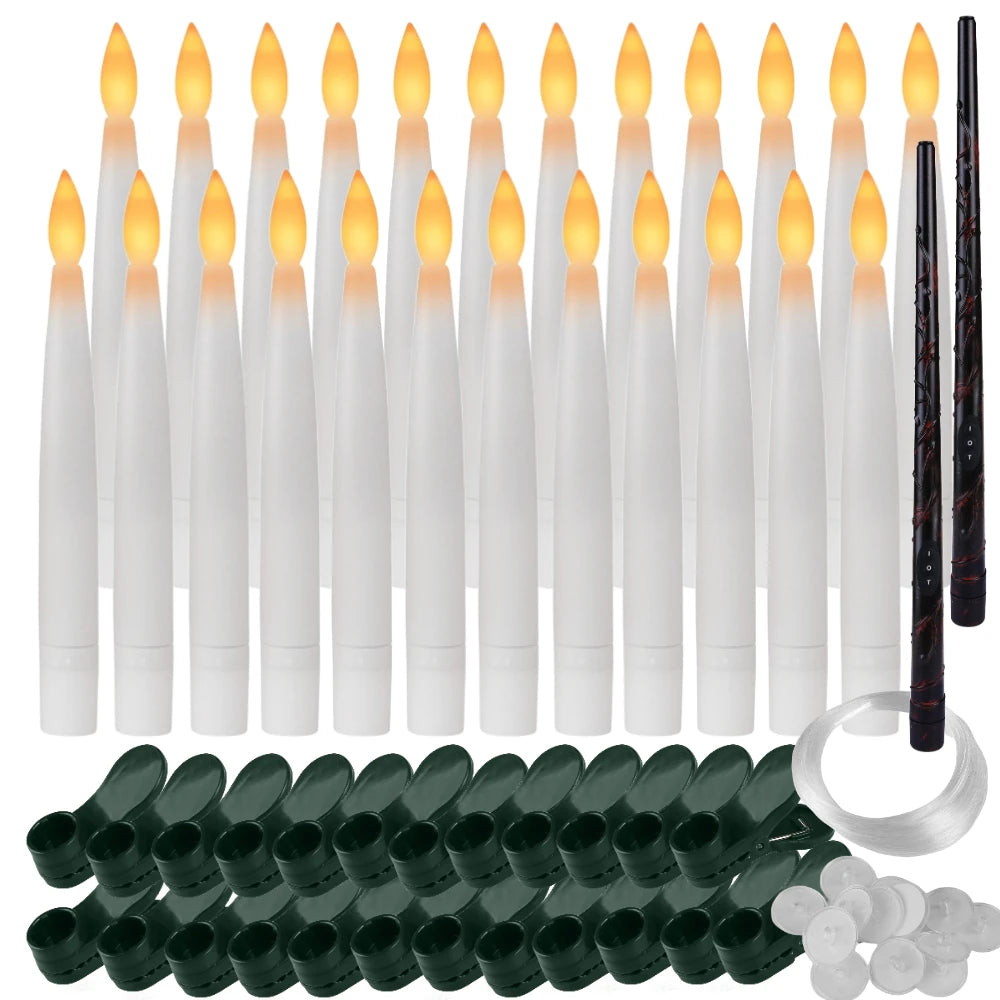 Flameless LED Taper Christmas Candles