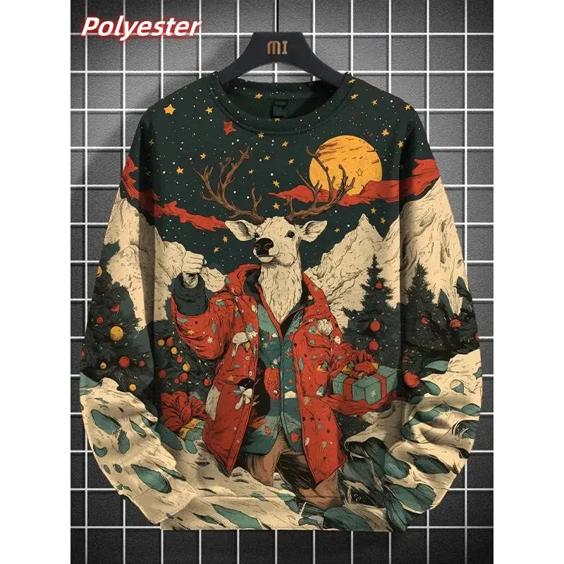 Men’s 3D Print Christmas Hoodie